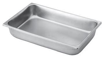 Image PLATEAU STAINLESS SANS COUVERCLE 12 X 7,5/8 X 2